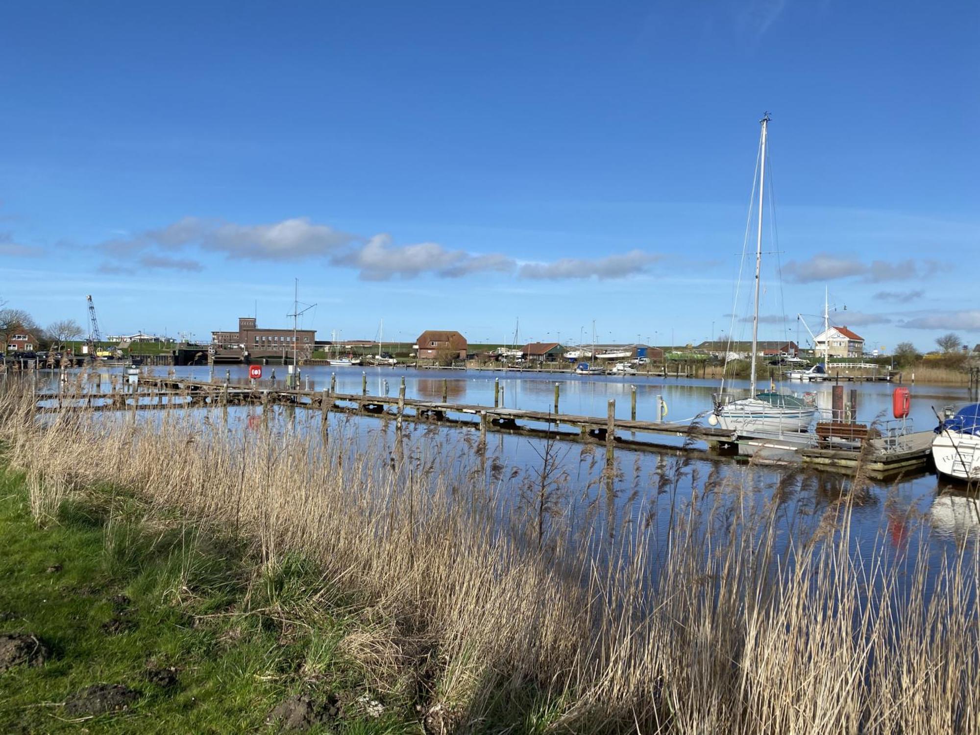 Flachland.Koje Carolinensiel Buitenkant foto